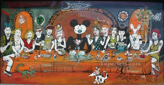 Last Supper cartoon Fantasy Oil Paintings